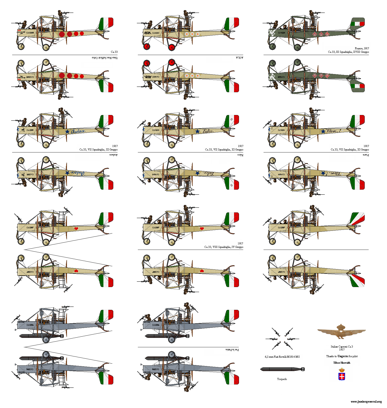 Italian Caproni Ca 3